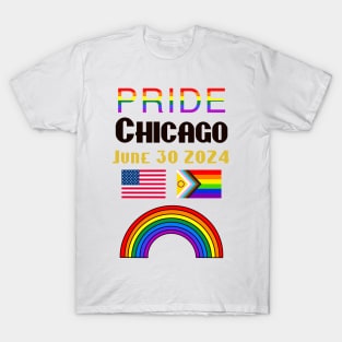 Pride Chicago USA 2024 T-Shirt